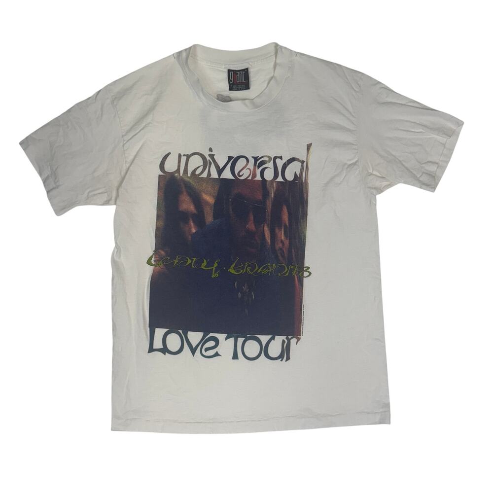 Vintage 1993 Lenny Kravitz Universal Love Tour T-Shirt 90s Giant Tag | Band Tee